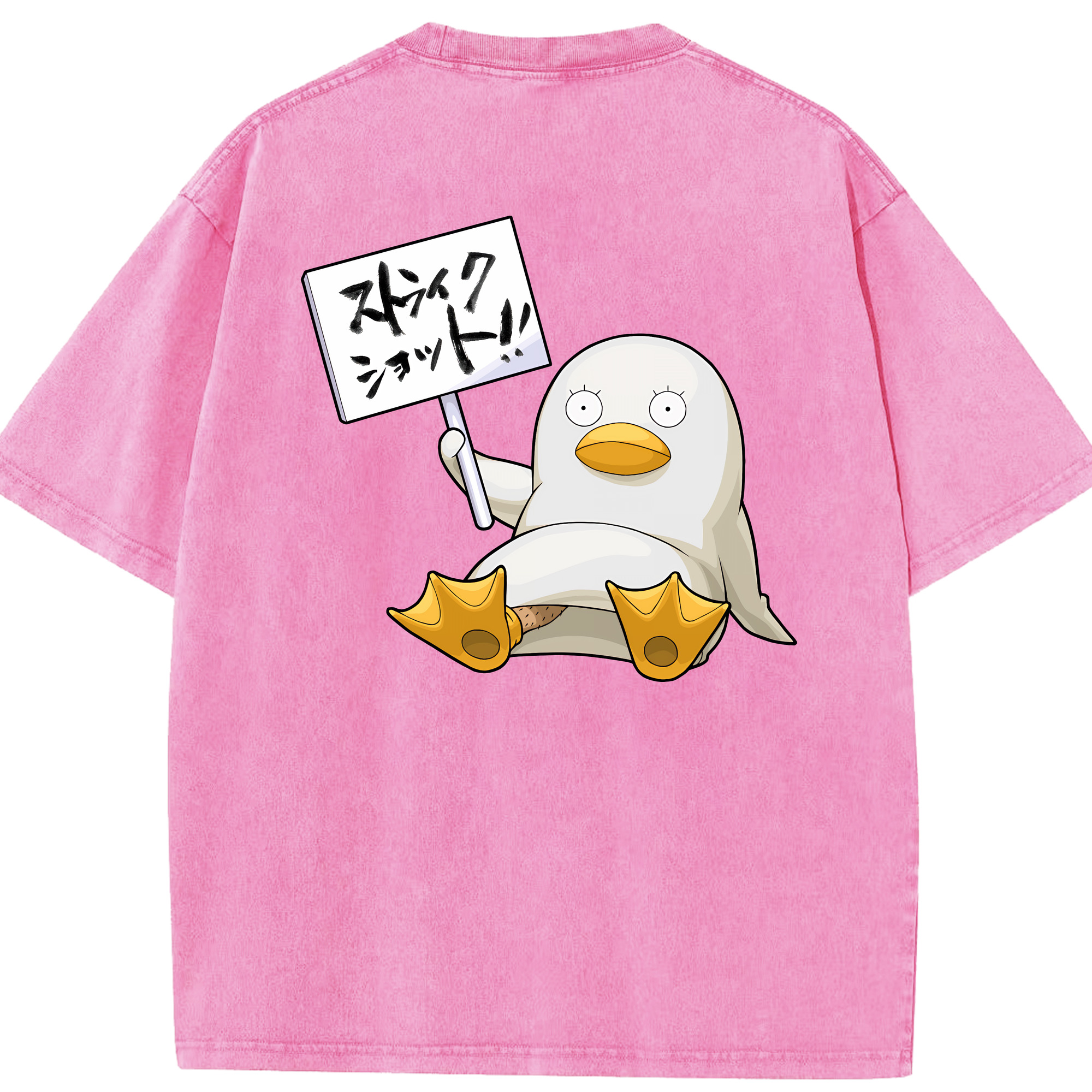 （画像用） ぎんたま 坂田銀時（さかたぎんとき） 神楽 志村新八（しむら しんぱち） GINTAMA Sakata Gintoki Kagura Shimura Shinpachi 綿100% ヴィンテージ風 半袖Tシャツ（背面プリント）